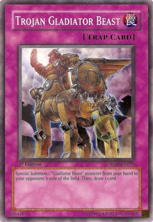 Trojan Gladiator Beast (Common) (CRMS-EN078) - Crimson Crisis Unlimited