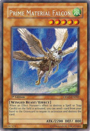 Prime Material Falcon (Secret Rare) (CRMS-EN082) - Crimson Crisis 1st Edition