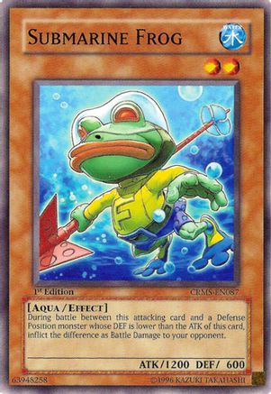 Submarine Frog (Common) (CRMS-EN087) - Crimson Crisis Unlimited