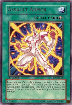 Assault Armor (Rare) (CRMS-EN092) - Crimson Crisis 1st Edition