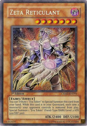 Zeta Reticulant (Secret Rare) (CRMS-EN094) - Crimson Crisis 1st Edition