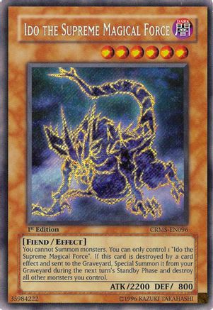 Ido the Supreme Magical Force (Secret Rare) (CRMS-EN096) - Crimson Crisis Unlimited