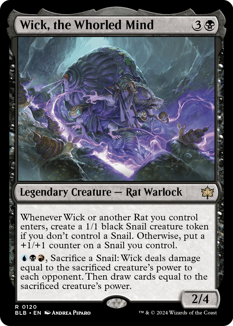 Wick, the Whorled Mind (BLB-120) [Bloomburrow] Foil