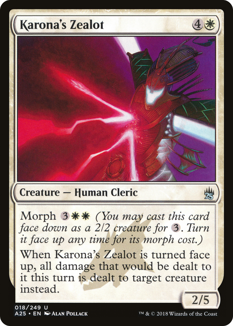 Karona's Zealot (A25-018) [Masters 25] Foil