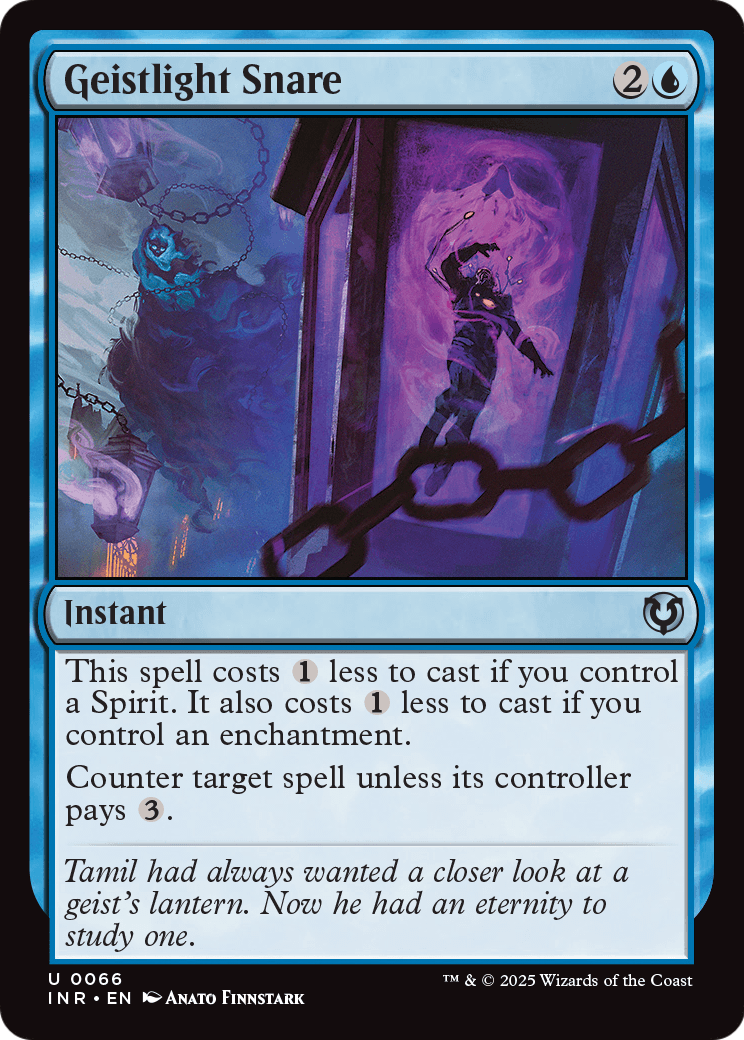 Geistlight Snare - Foil [Innistrad Remastered]