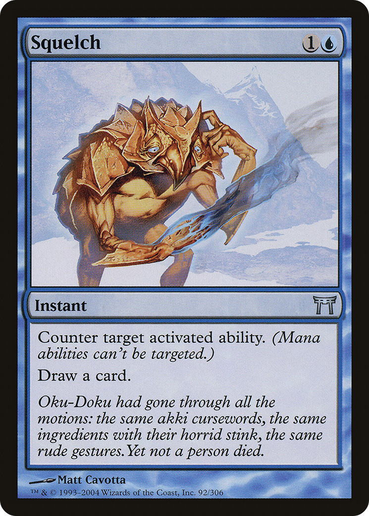 Squelch (CHK-092) [Champions of Kamigawa] Foil