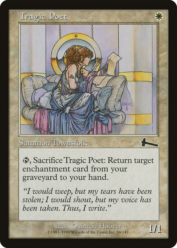 Tragic Poet (ULG-024) [Urza's Legacy] Foil