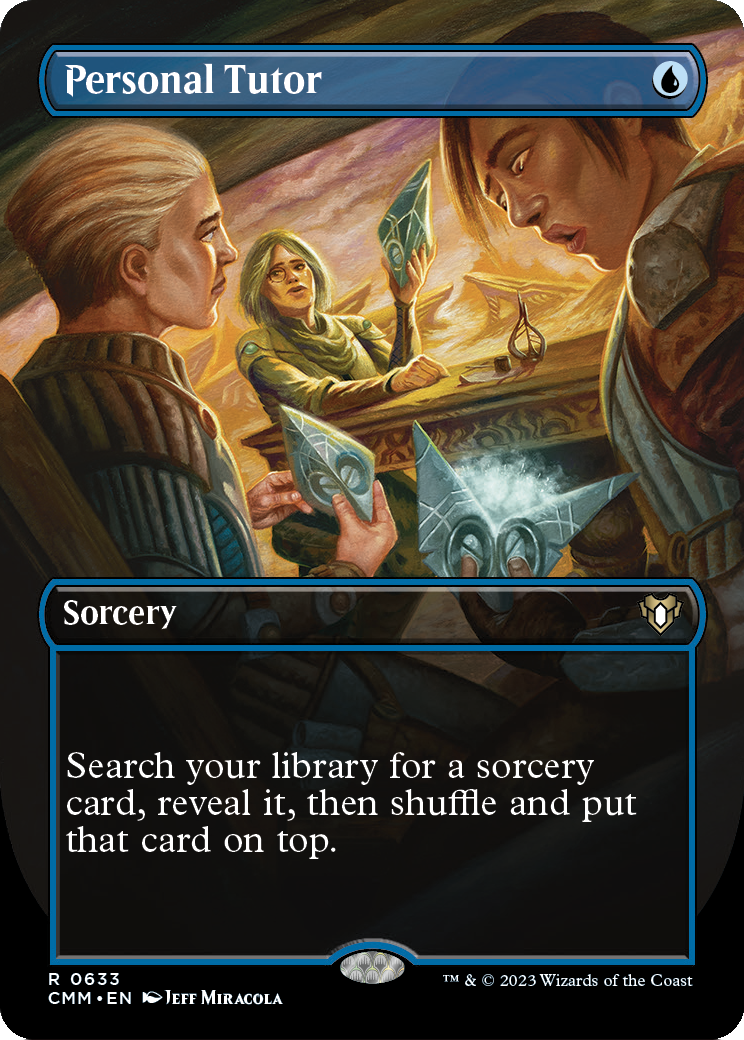 Personal Tutor (Borderless) (CMM-633) [Commander Masters]