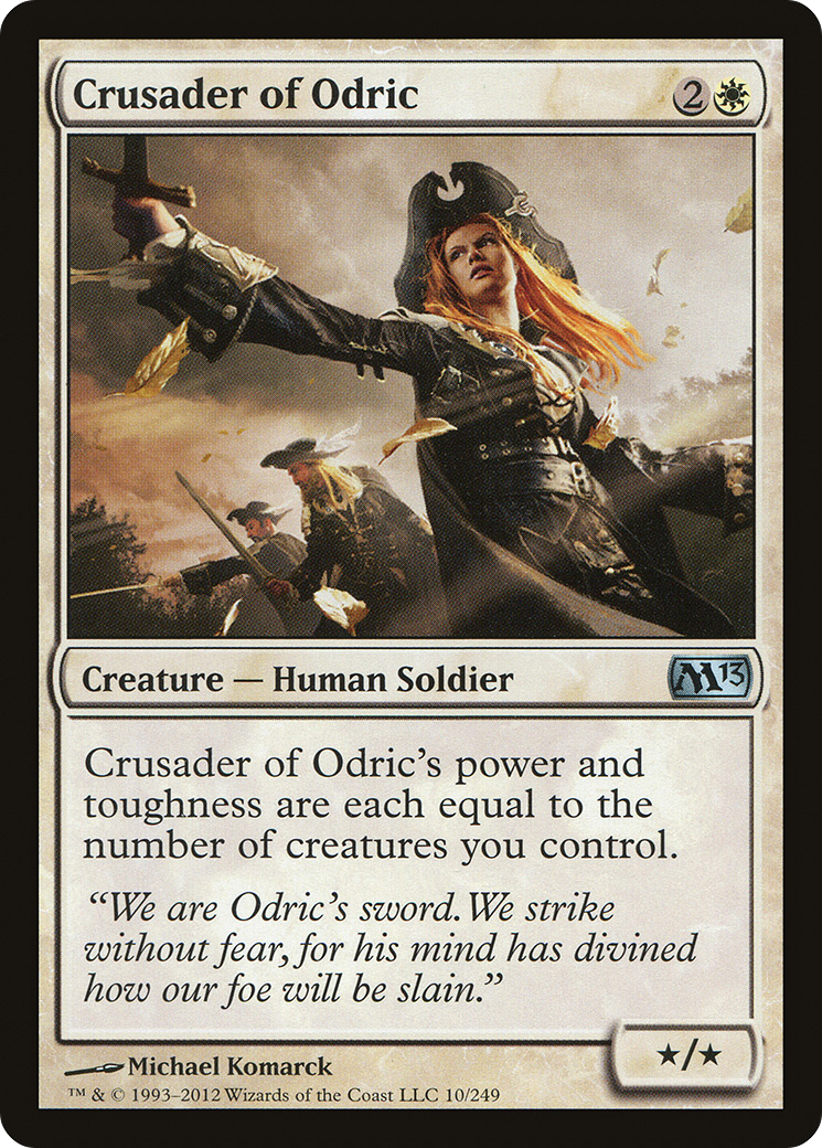 Crusader of Odric (M13-010) [Magic 2013] Foil