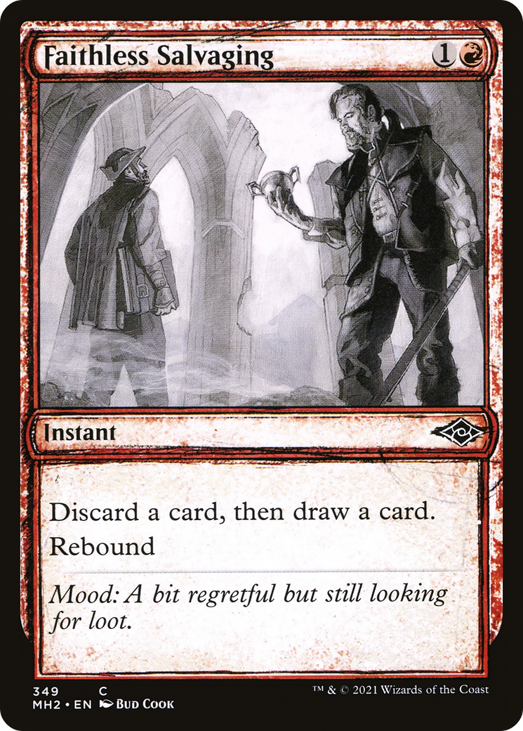 Faithless Salvaging (Showcase) (MH2-349) [Modern Horizons 2] Foil