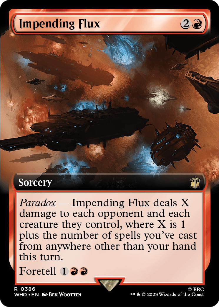 Impending Flux (Extended Art) (WHO-386) [Doctor Who]