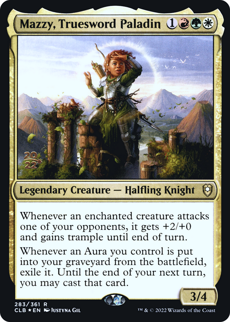Mazzy, Truesword Paladin (PRE-283) [Battle for Baldur's Gate Promos] Foil