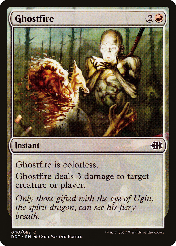Ghostfire (DDT-040) [Duel Decks: Merfolk vs. Goblins]
