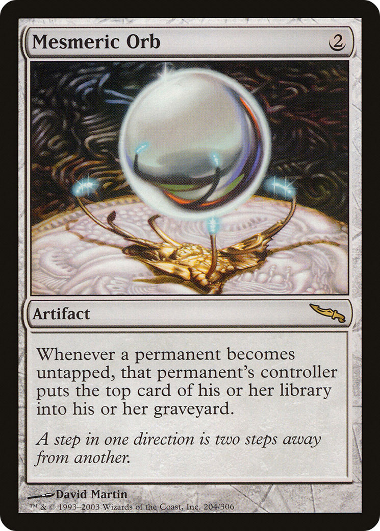 Mesmeric Orb (MRD-204) [Mirrodin] Foil