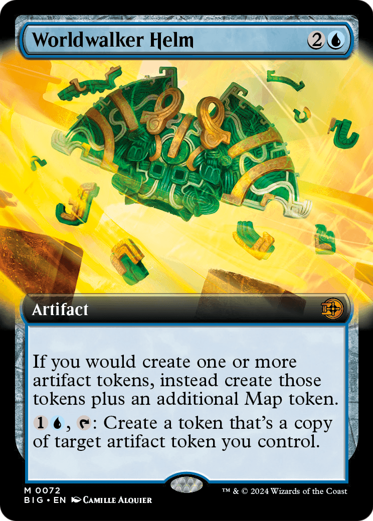 Worldwalker Helm (Extended Art) (BIG-072) [The Big Score]