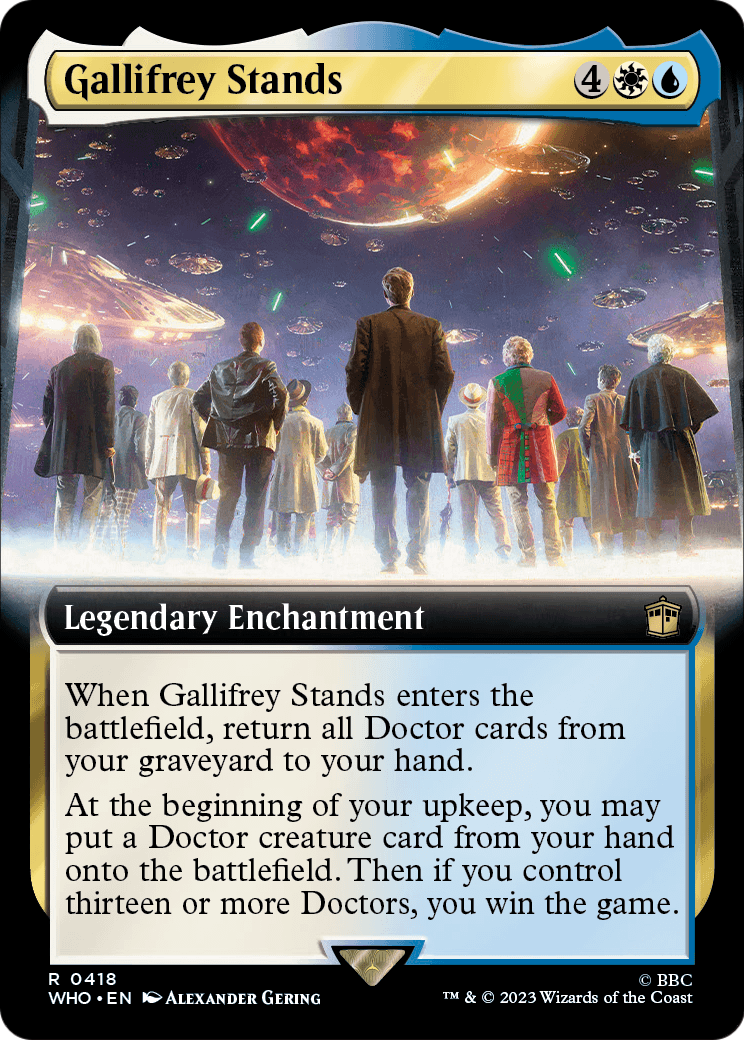 Gallifrey Stands (Extended Art) (WHO-418) [Doctor Who]