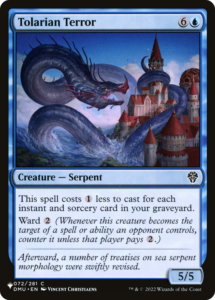 Tolarian Terror (LIST-072/281) [The List]