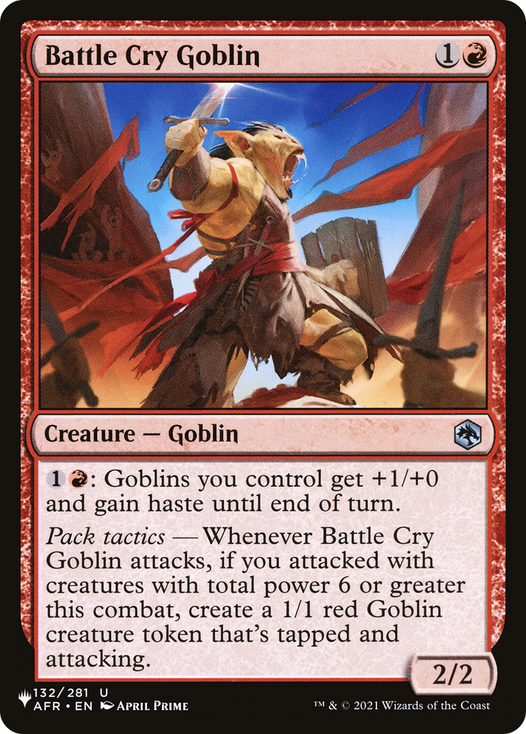 Battle Cry Goblin (LIST-132/281) [The List]