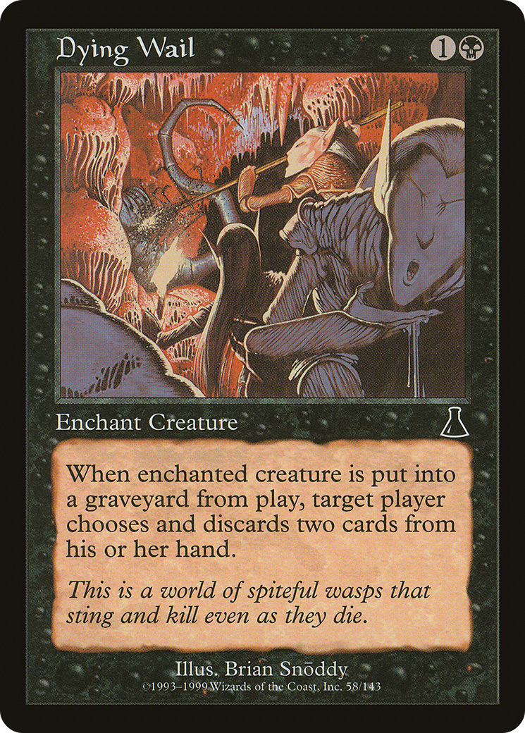 Dying Wail (UDS-058) [Urza's Destiny] Foil