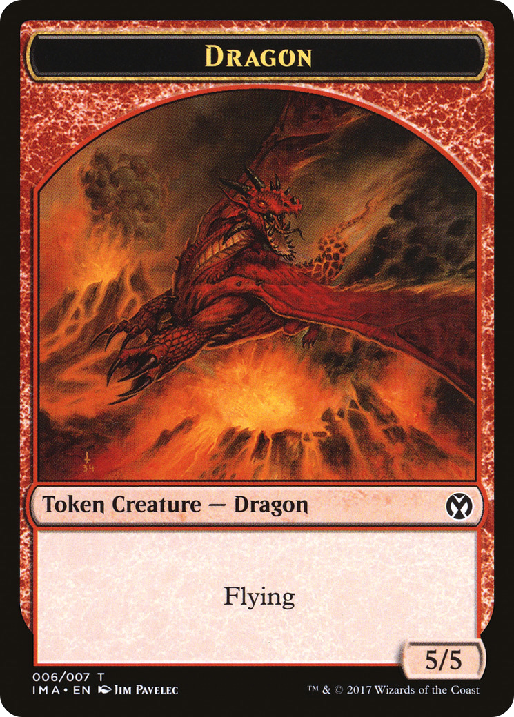 Dragon Token (IMA-006) [Iconic Masters Tokens]
