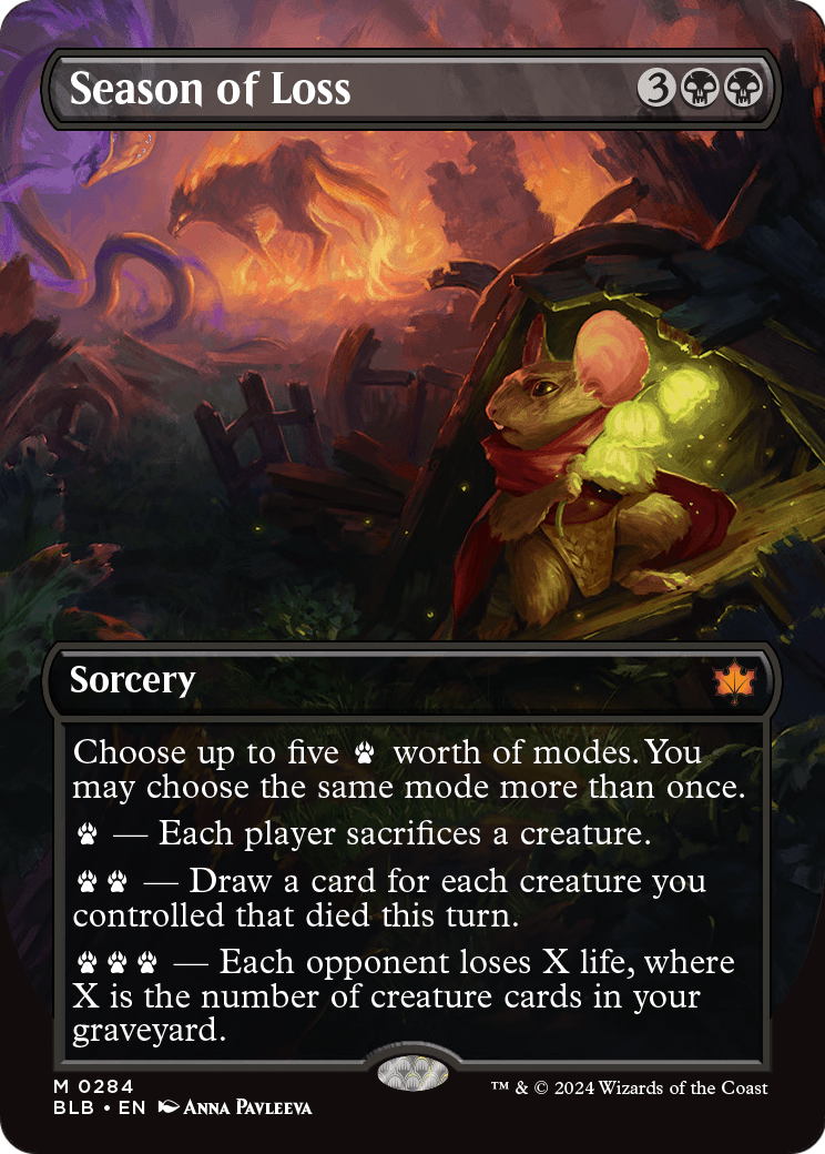 Season of Loss (Borderless) (BLB-284) [Bloomburrow]
