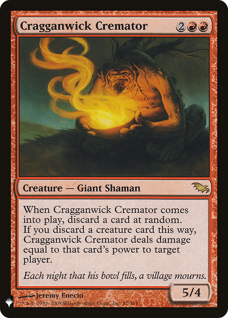 Cragganwick Cremator (LIST-87/301) [The List]