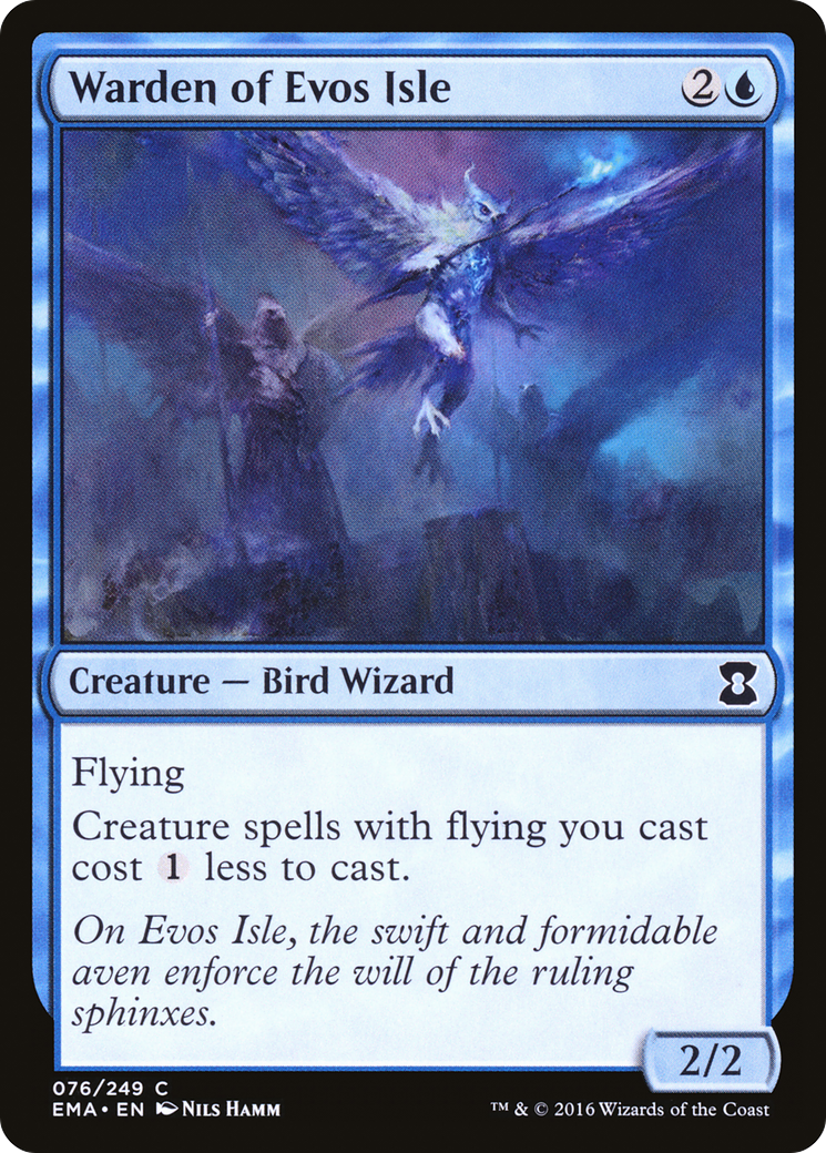 Warden of Evos Isle (EMA-076) [Eternal Masters]