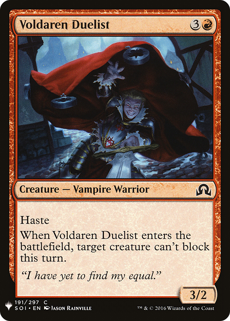 Voldaren Duelist (LIST-191) [The List]