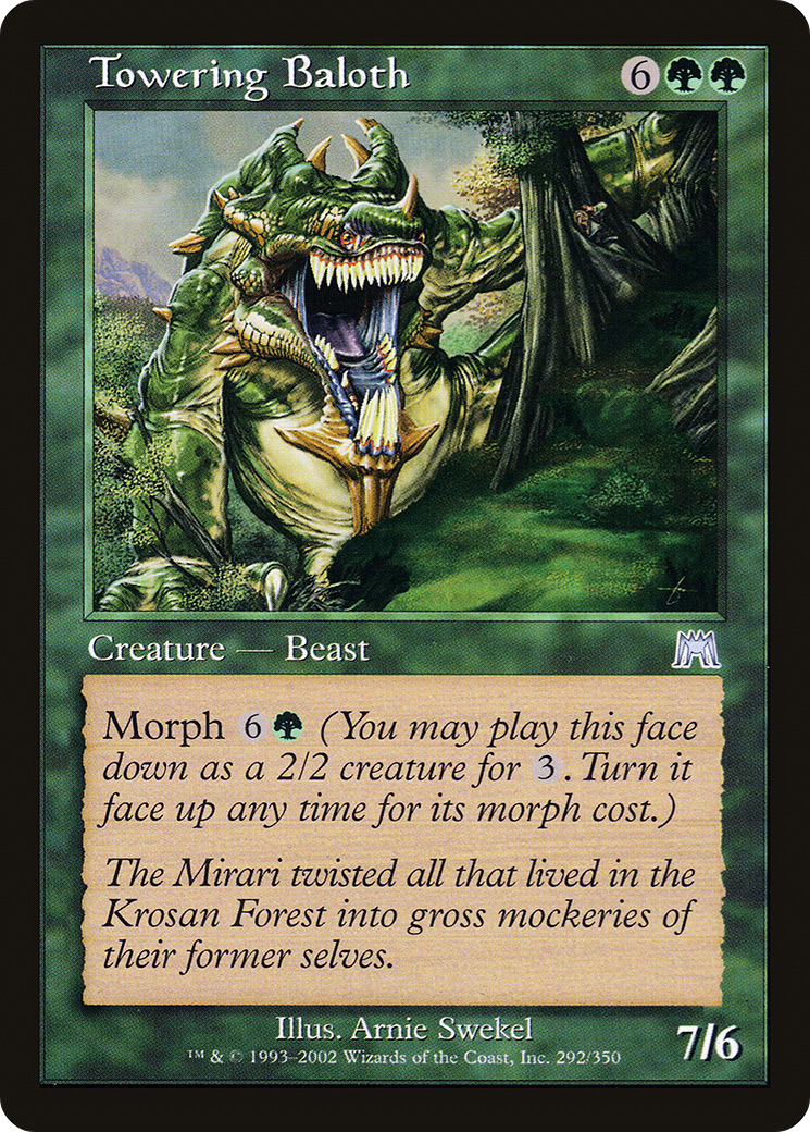 Towering Baloth (ONS-292) [Onslaught] Foil