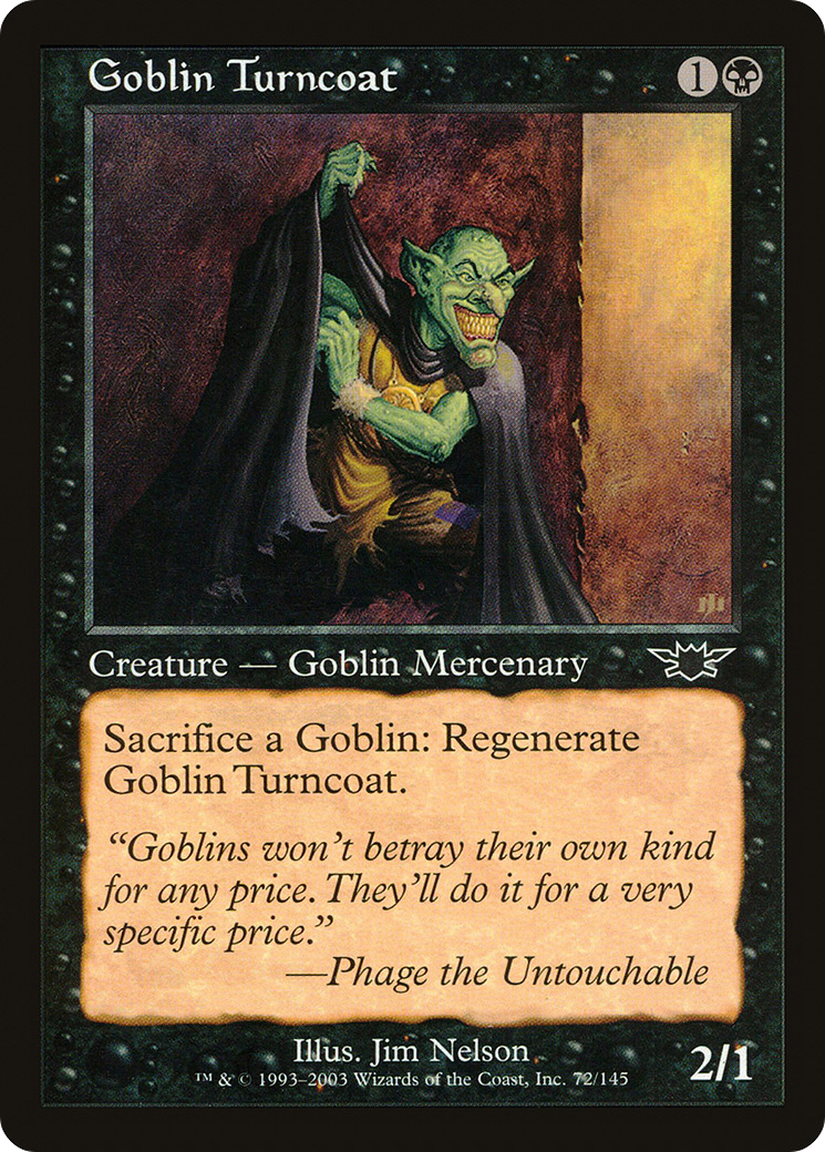 Goblin Turncoat (LGN-072) [Legions]