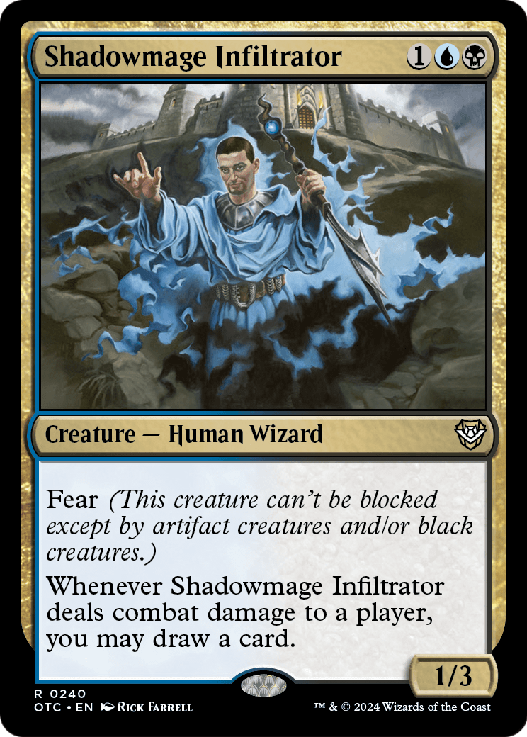 Shadowmage Infiltrator (OTC-240) [Outlaws of Thunder Junction Commander]