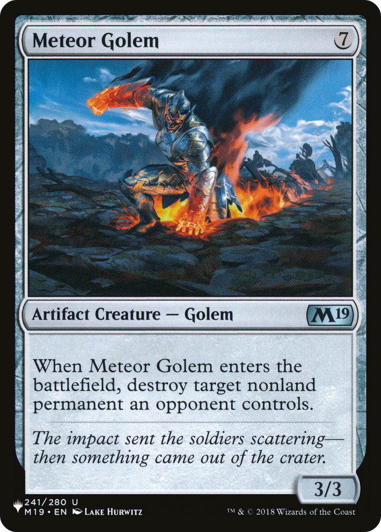 Meteor Golem (LIST-241) [The List]