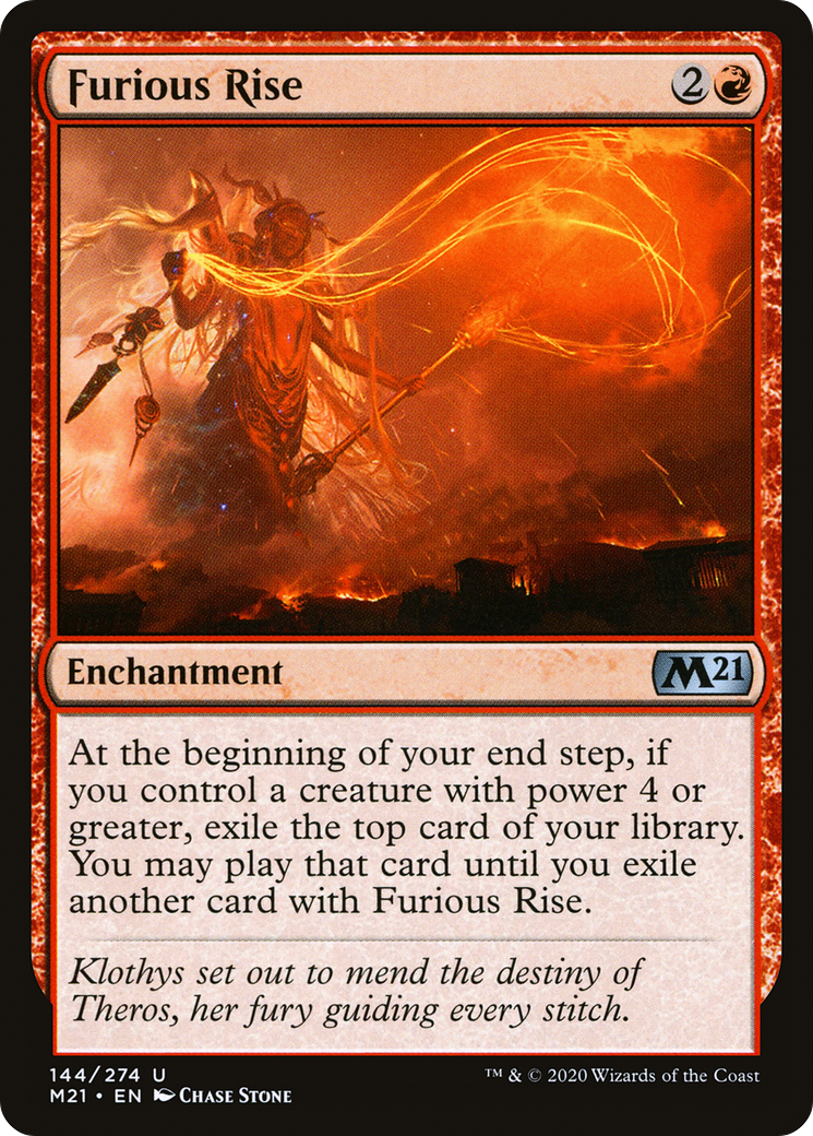 Furious Rise (M21-144) [Core Set 2021]