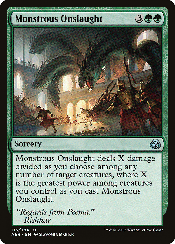 Monstrous Onslaught (AER-116) [Aether Revolt]