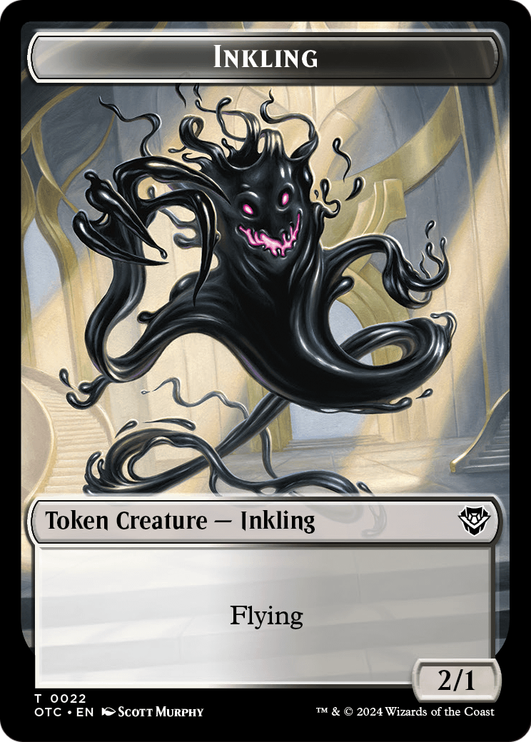 Inkling (TOTC-022) [Outlaws of Thunder Junction Commander Tokens]