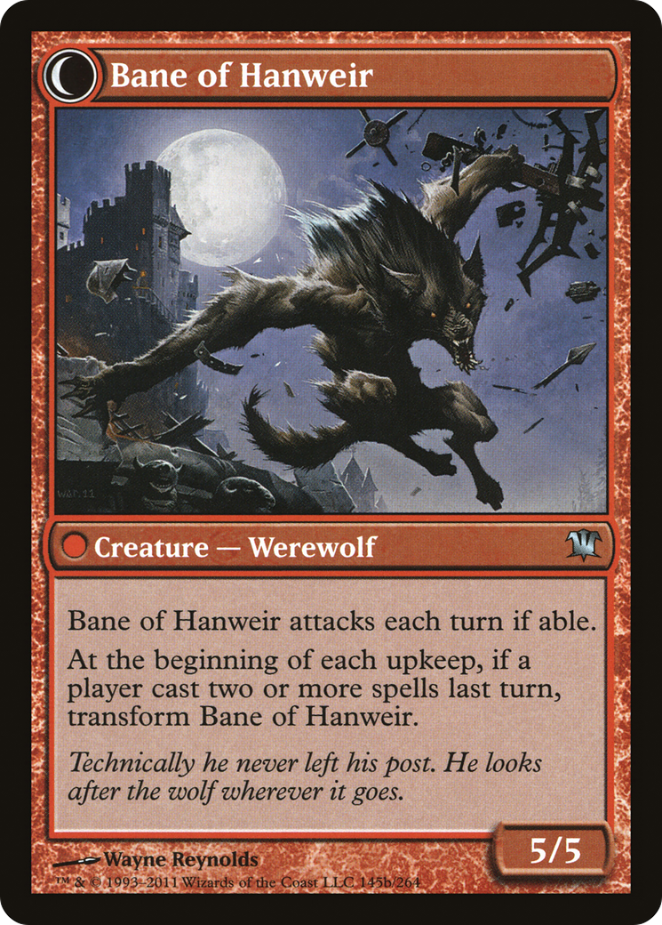Hanweir Watchkeep (ISD-145) [Innistrad] Foil