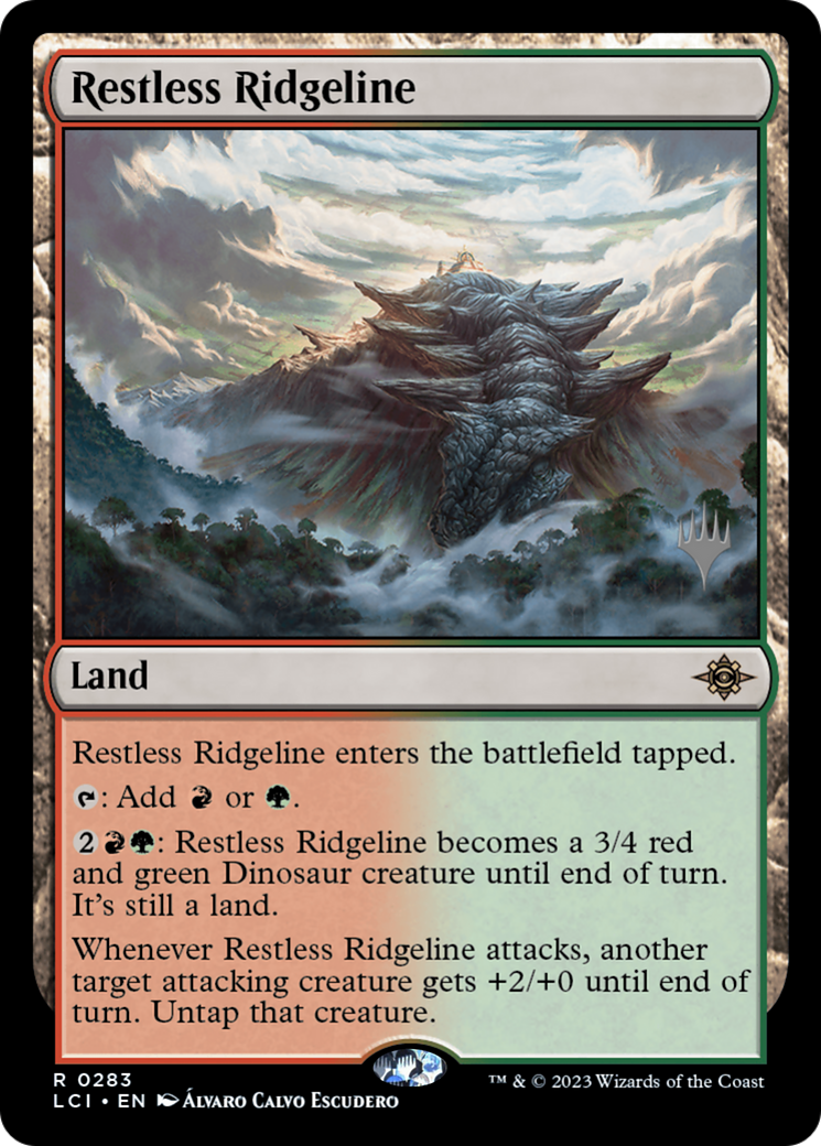 Restless Ridgeline (PPLCI-283) [Promo Pack: The Lost Caverns of Ixalan Promos] Foil