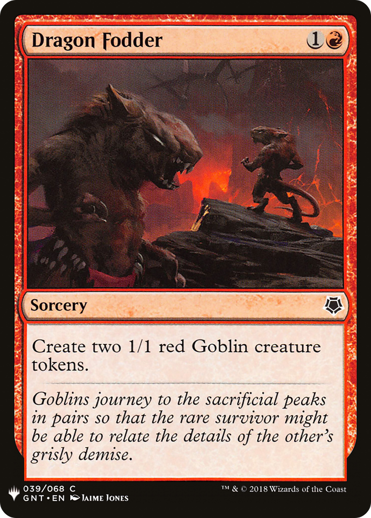 Dragon Fodder (LIST-039) [The List]
