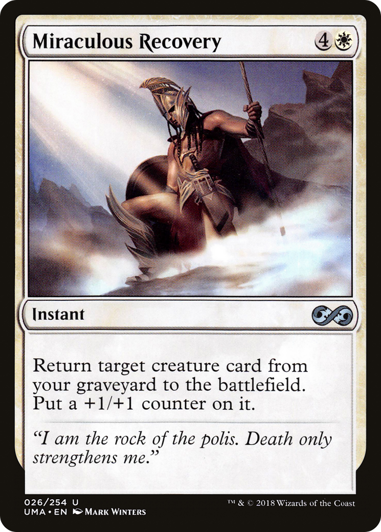 Miraculous Recovery (UMA-026) [Ultimate Masters] Foil