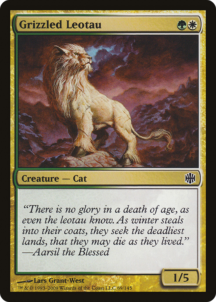 Grizzled Leotau (ARB-069) [Alara Reborn] Foil