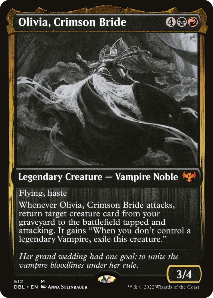 Olivia, Crimson Bride (DBL-512) [Innistrad: Double Feature] Foil
