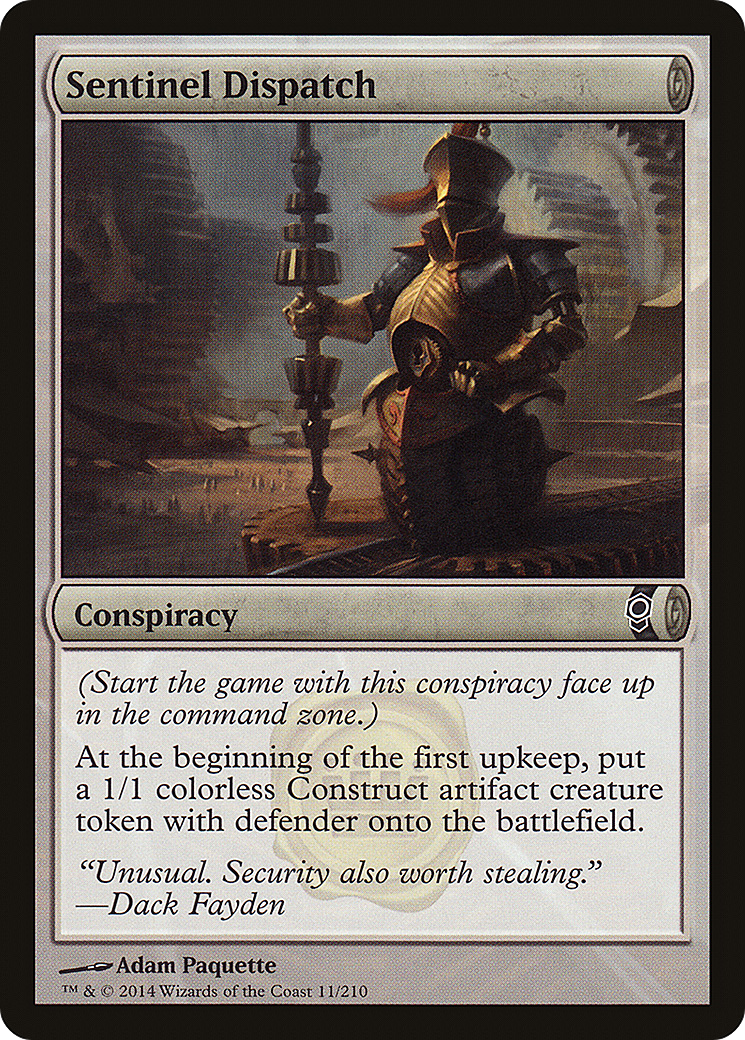 Sentinel Dispatch (CNS-011) [Conspiracy] Foil