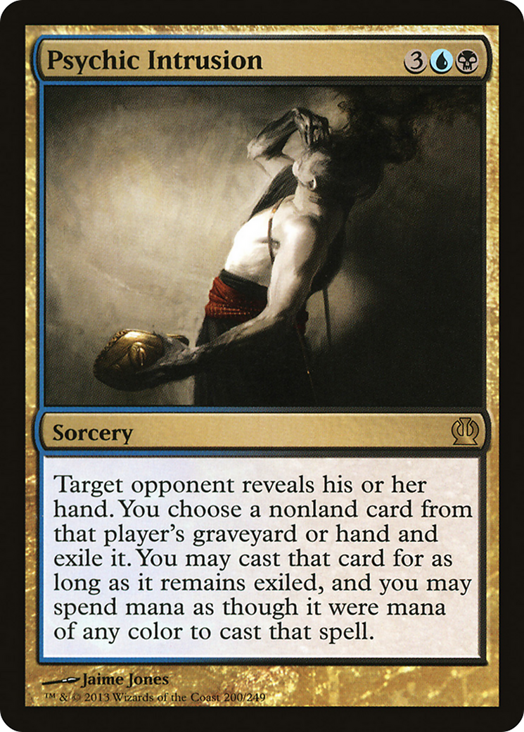 Psychic Intrusion (THS-200) [Theros] Foil