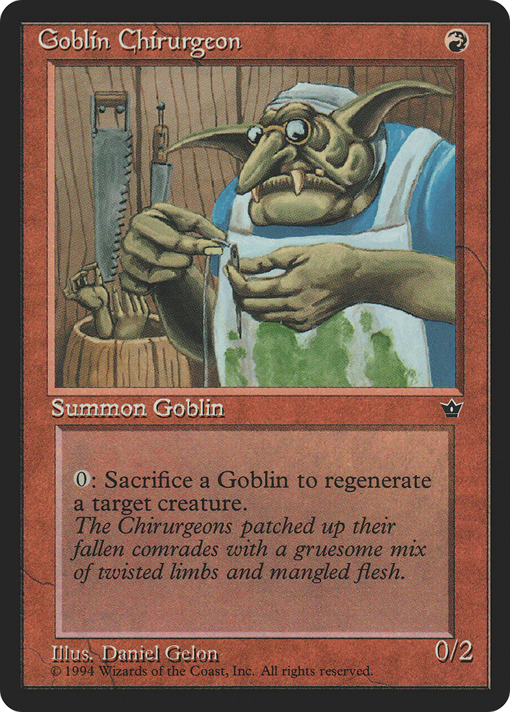 Goblin Chirurgeon (Gelon) [Fallen Empires]