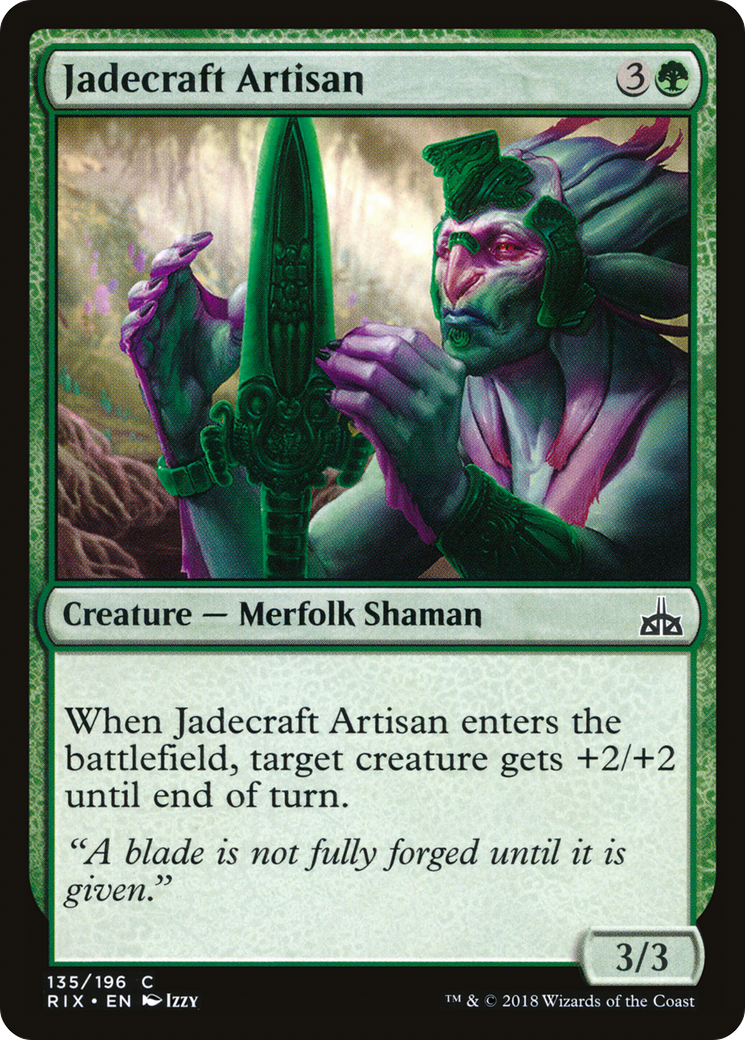Jadecraft Artisan (RIX-135) [Rivals of Ixalan]