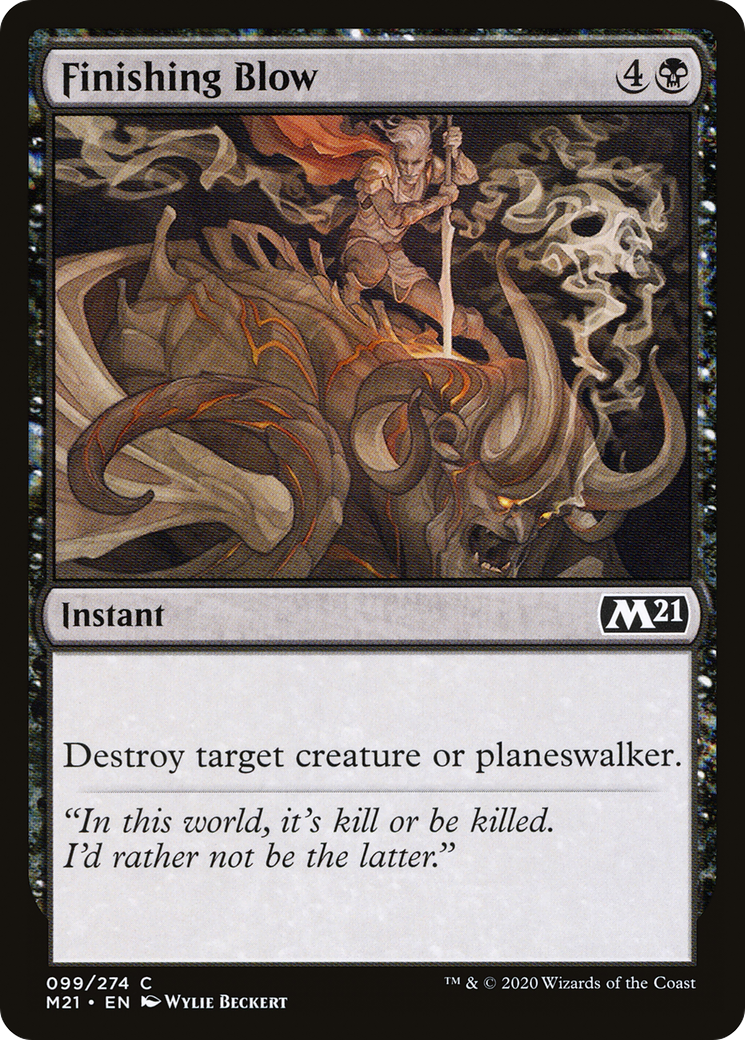 Finishing Blow (M21-099) [Core Set 2021]