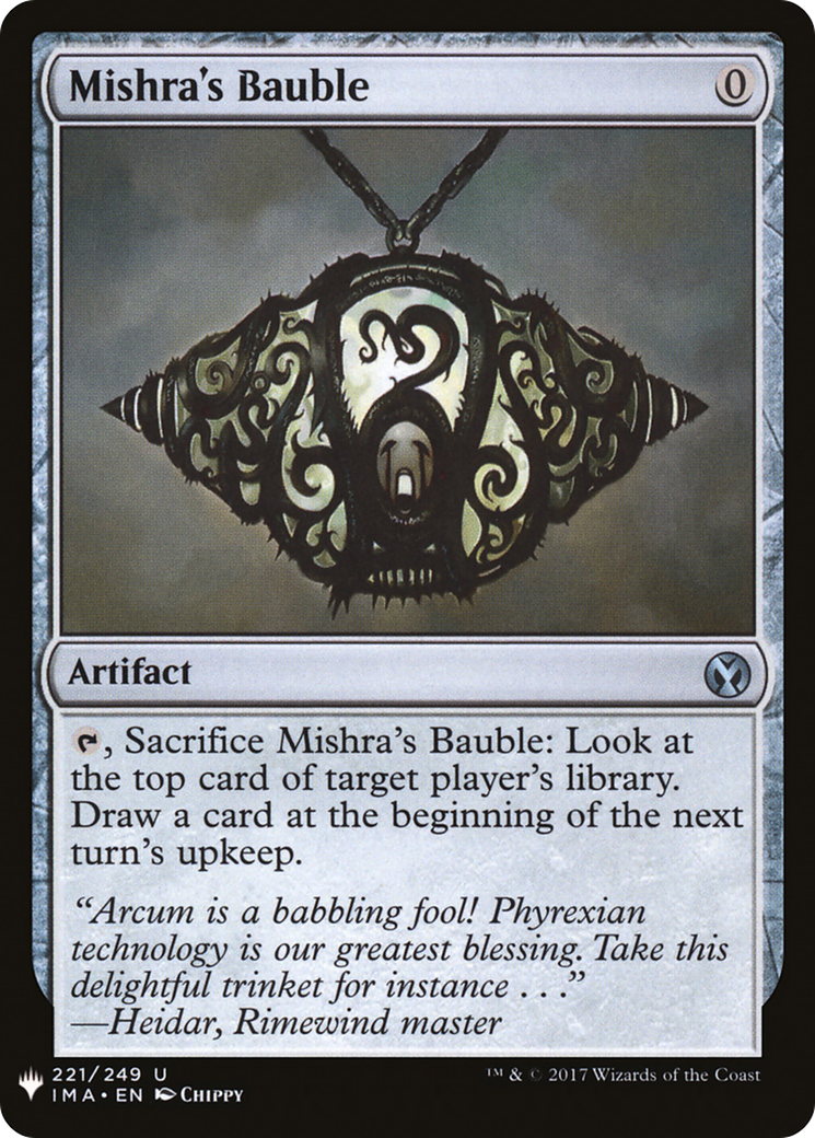 Mishra's Bauble (LIST-221) [The List]