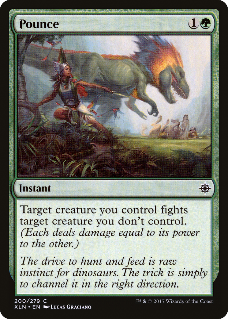 Pounce (XLN-200) [Ixalan] Foil