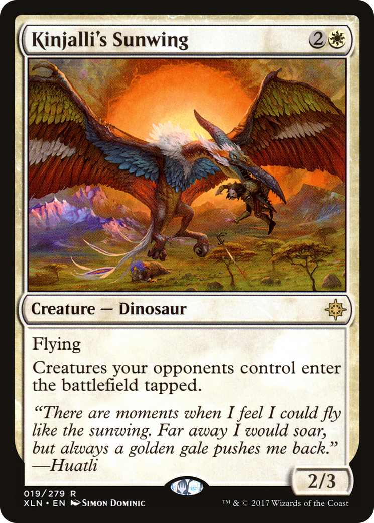 Kinjalli's Sunwing (XLN-019) [Ixalan] Foil