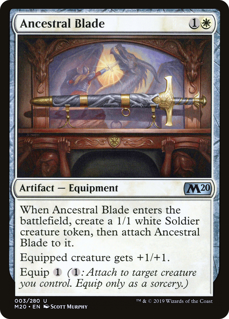 Ancestral Blade (M20-003) [Core Set 2020]